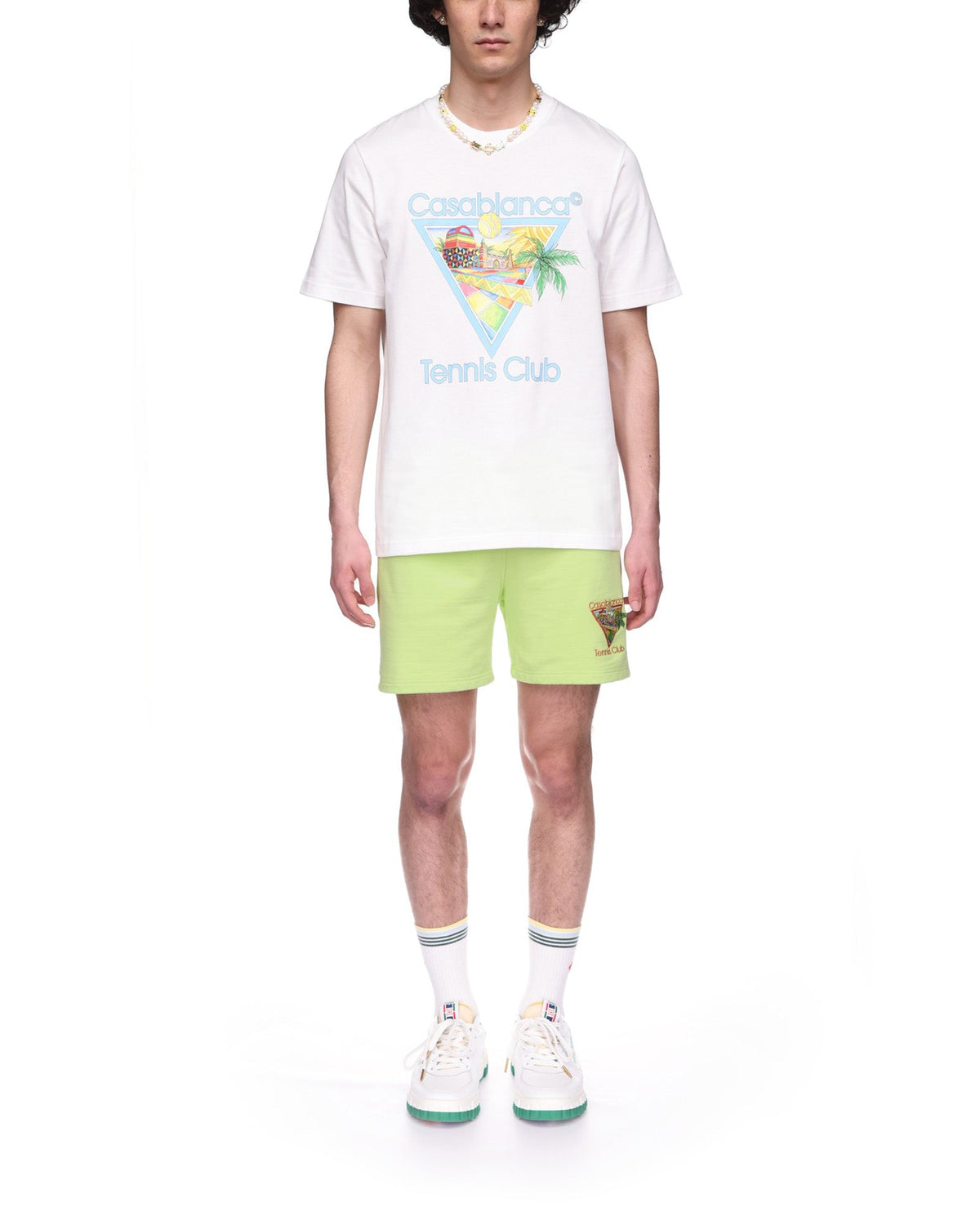 Afro Cubism Tennis Club T-Shirt - casablanca (4)