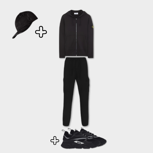 Outfit Stone I. Black + Casquette Offerte — photo 2