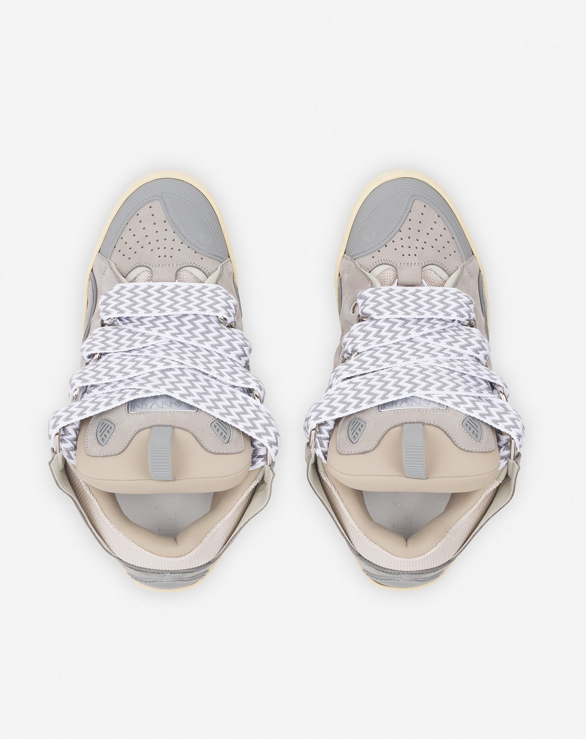 LANVIN LEATHER CURB GRIS