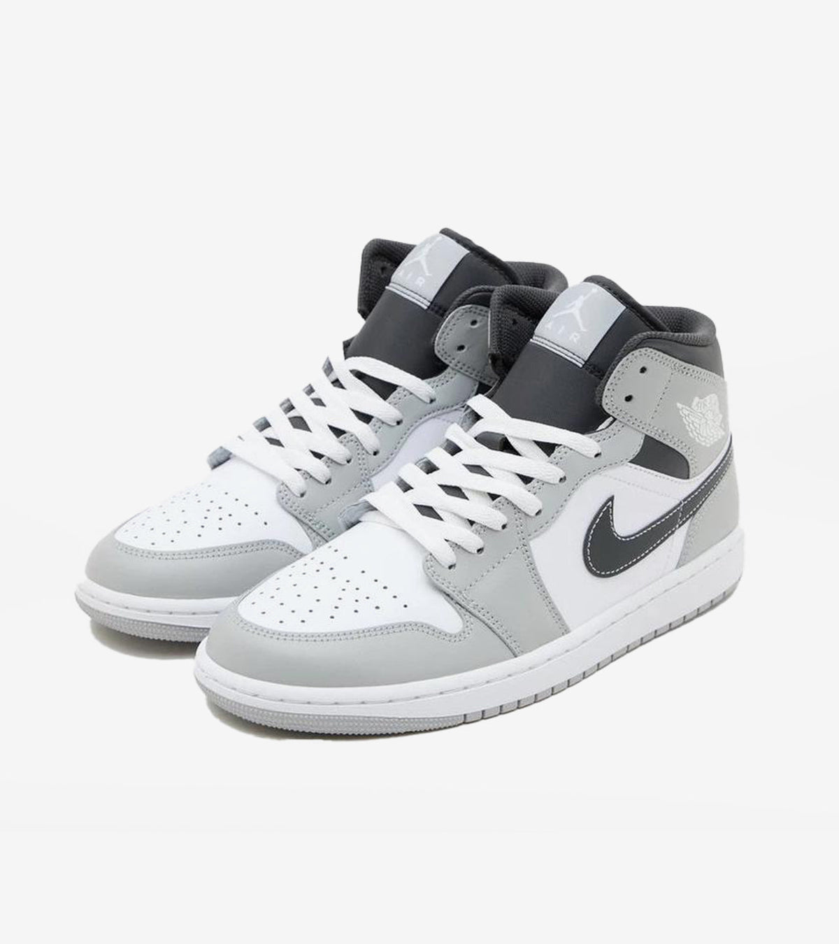 Air Jordan 1 Mid  Light Smoke Grey Anthracite — photo 2