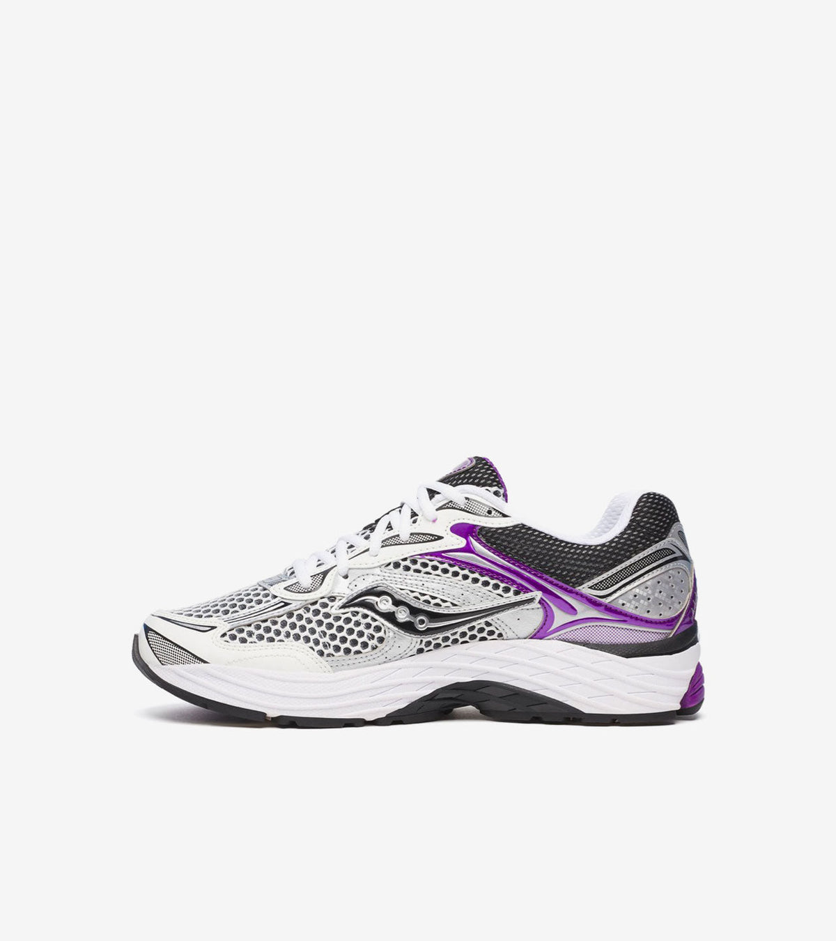Saucony ProGrid Omni 9 White Black Silver Purple — photo 5
