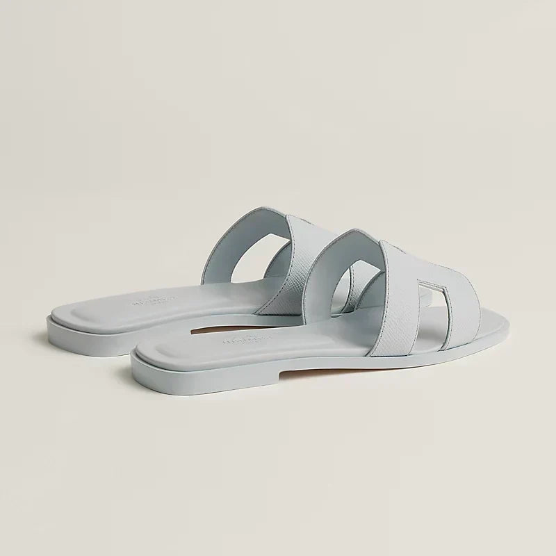 Hermes - Claquettes Bleu glacier