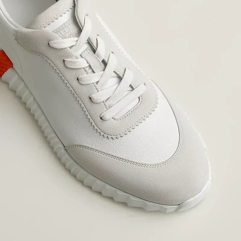 Sneakers Hermès blanc / orange